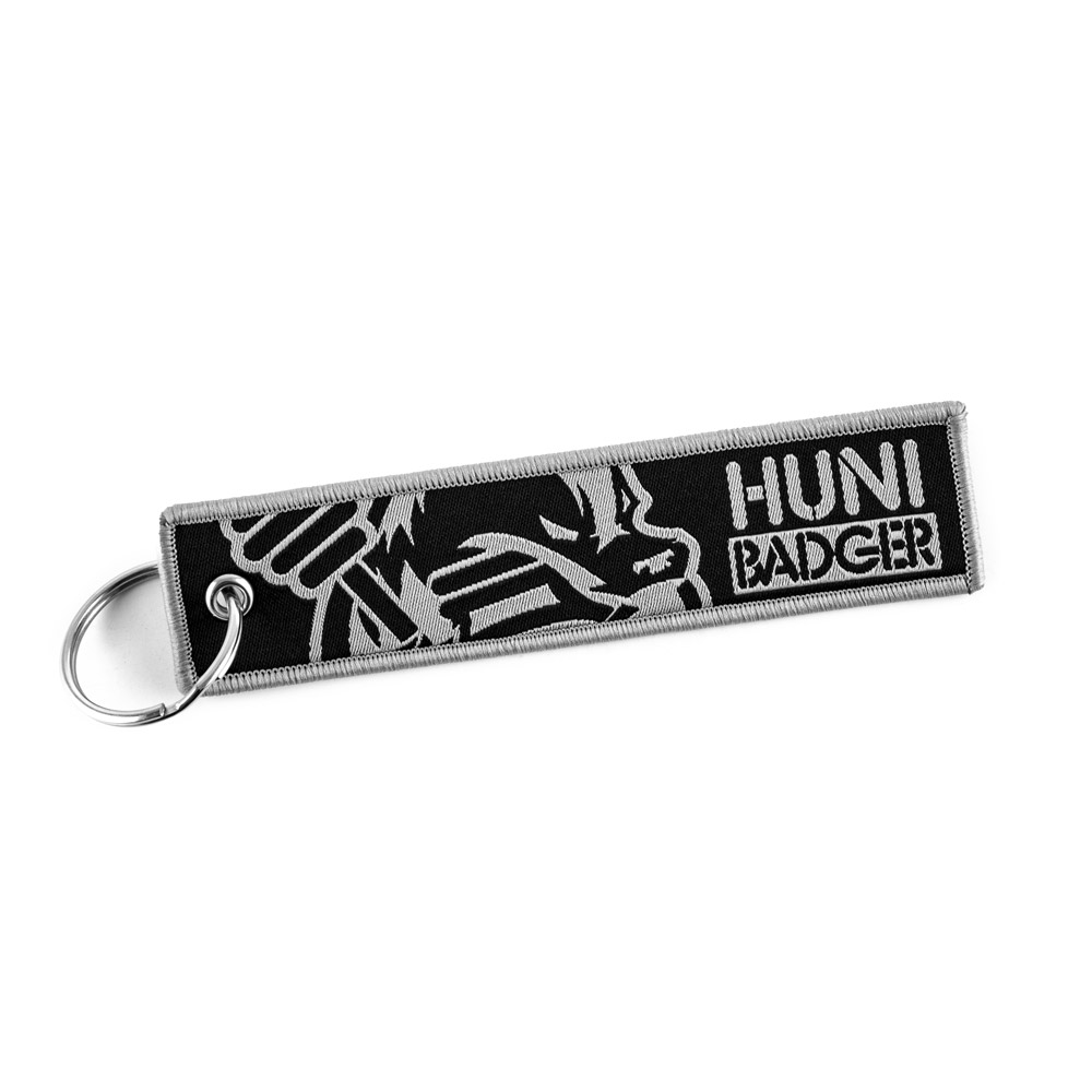Huni Badger Woven Flight Tag Key Chain