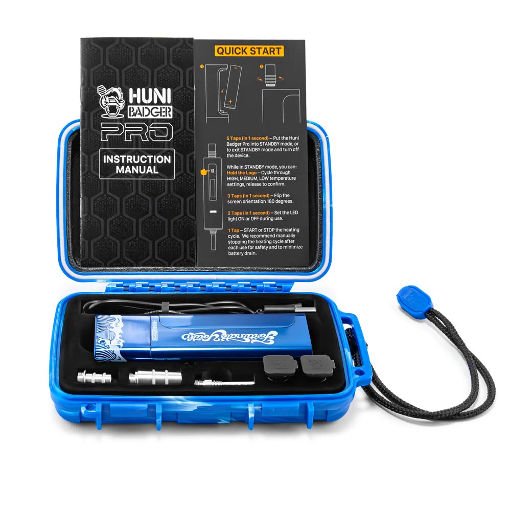 huni badger vapes blue diamond Huni Badger PRO Device x Fortunate Youth Limited Edition