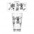 Huni Badger x Kings Brewing Co 16oz ARC Mixing Pint Glass