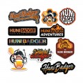 Huni Badger Sticker Pack
