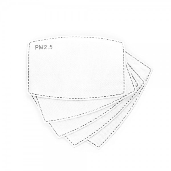 PM 2.5 Activated Carbon Filter Inserts - Pack of 5