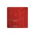 Embossed 3M® Red Canvas Wrap