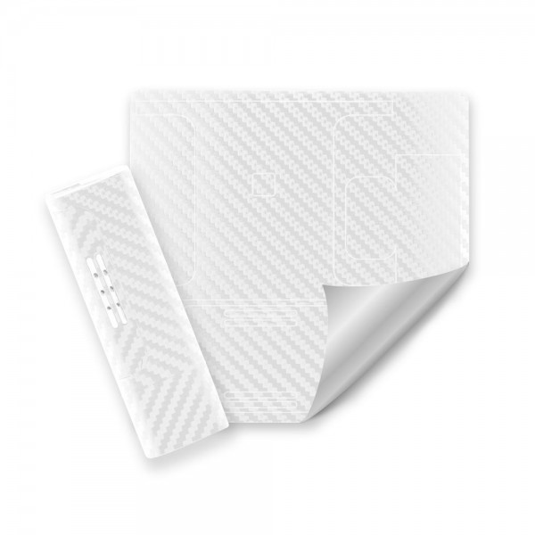 3M® White Carbon Fiber Wrap